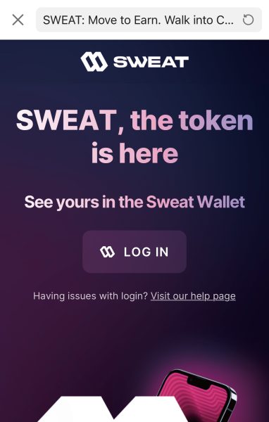 sweatcoinウォレットの作り方